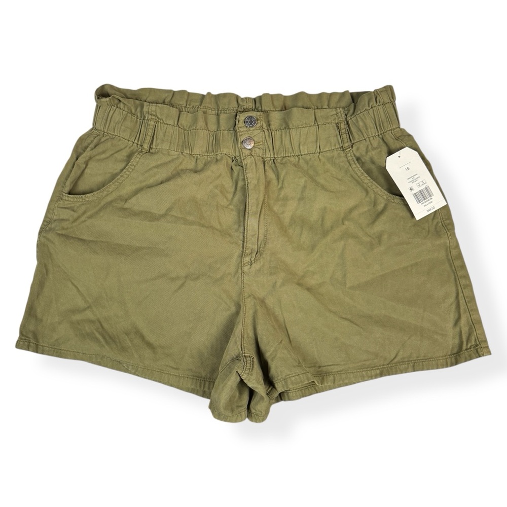 Wonderly Shorts Womens 16 Olive Green Pockets NWT